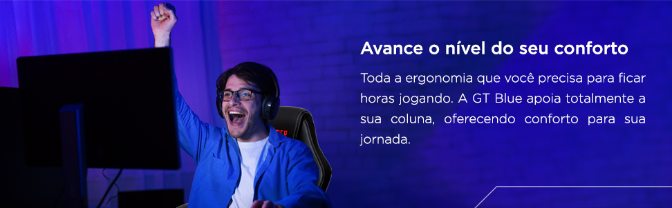 Cadeira Gamer Goldentec GT Blue